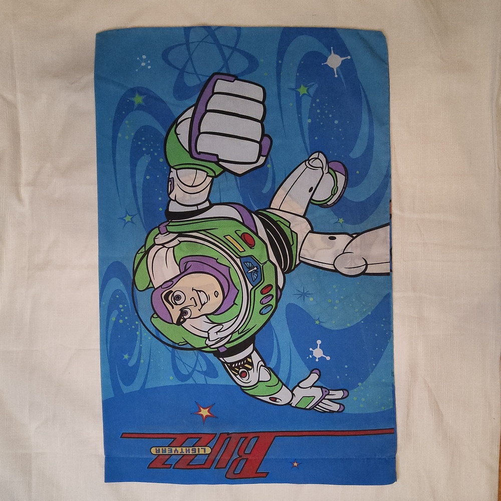 Vintage Pixar woody Buzz Lighyear standard pillow case
